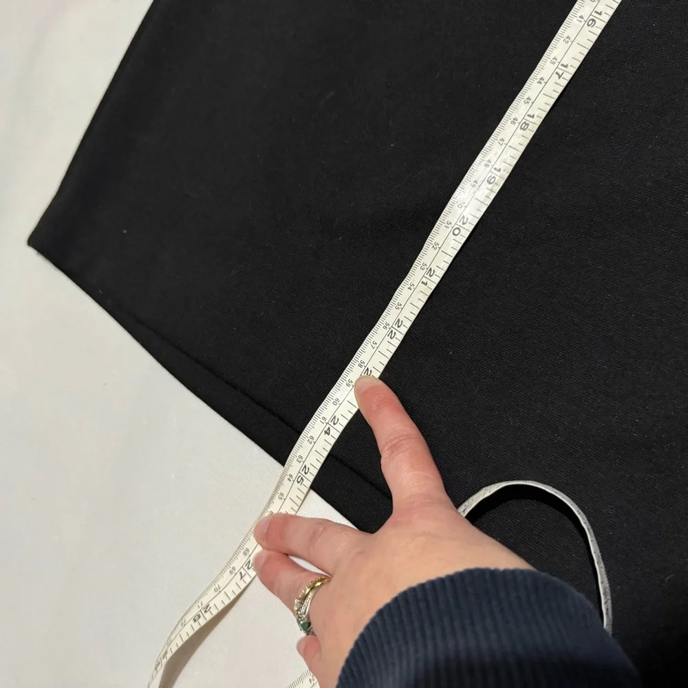 Premise Long Modest No Slit Black‎ Classic Office Stretch Pencil Skirt Size 6